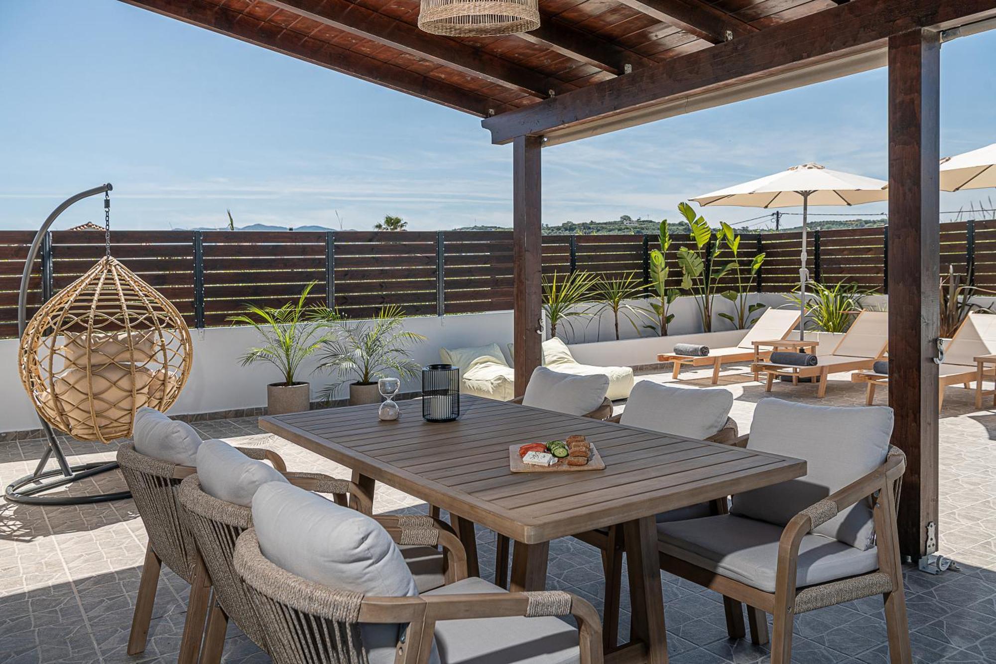 Sol Luxury Apartment - Close To The Beach With A Private Mini Pool ハニア エクステリア 写真